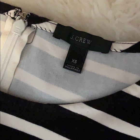 J. Crew black and white stripe dress 🖤🖤 - Picture 4 of 8